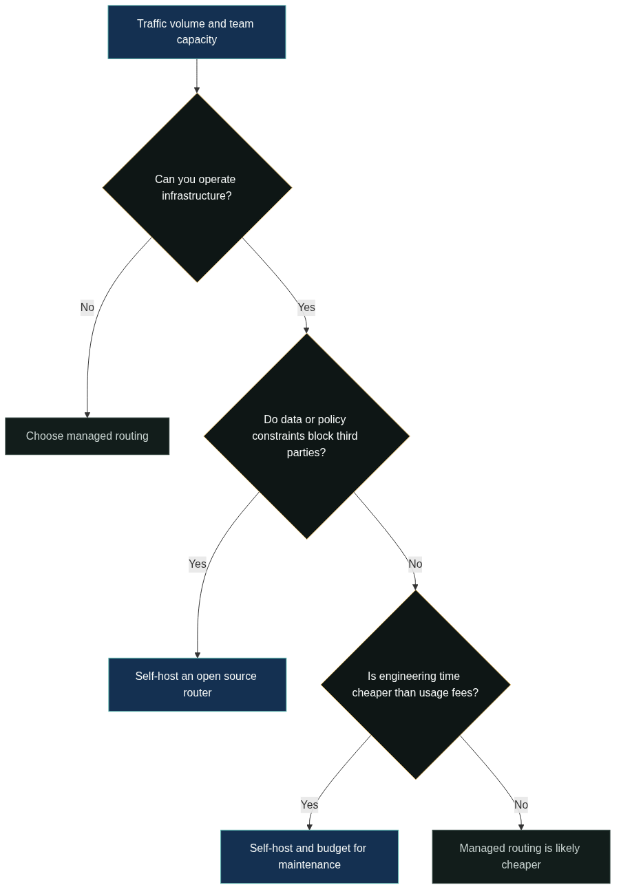 Open Source vs Managed Routing Decision